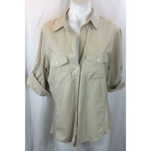 Standard James Perse contrast ribbed shirt 5411